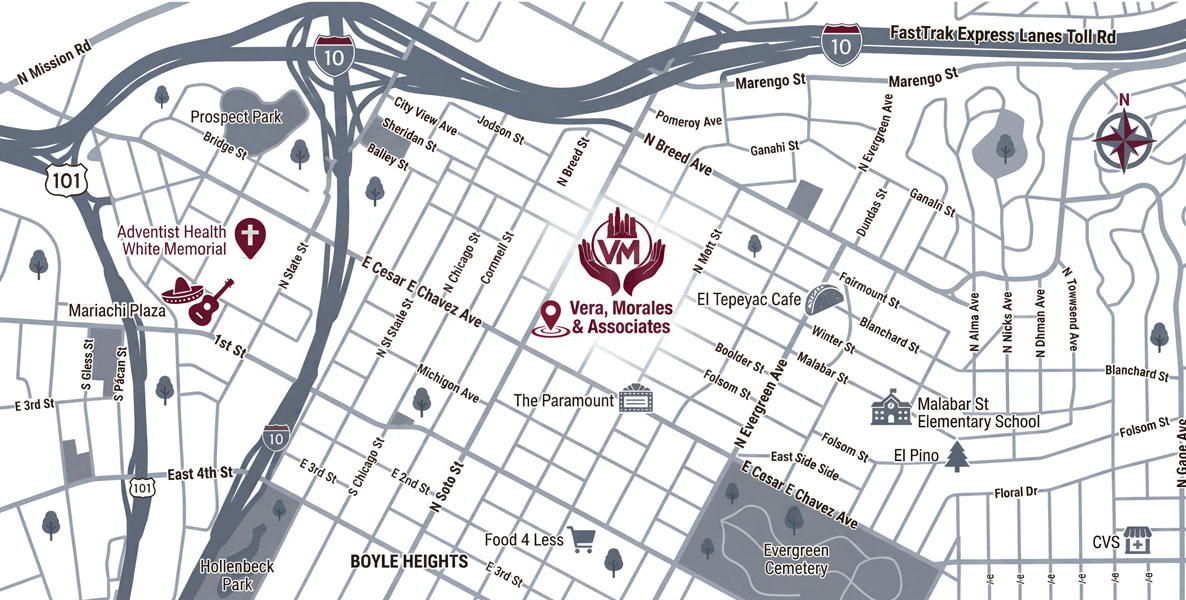 Mapa de ubicacion - 310 N Soto St, Los Angeles CA 90033